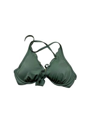 Victoria's Secret Olive Green Bikini Top Size 36C